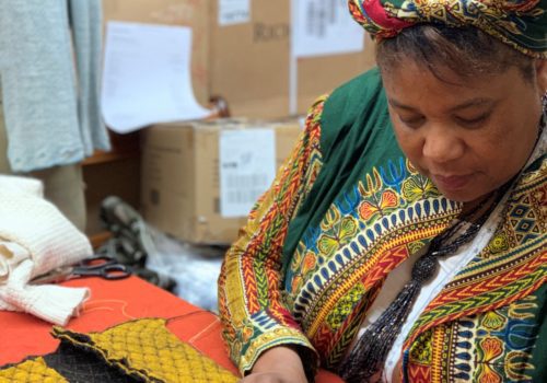 Bridget Bimba British Alpaca Fashion Drapers Bursar