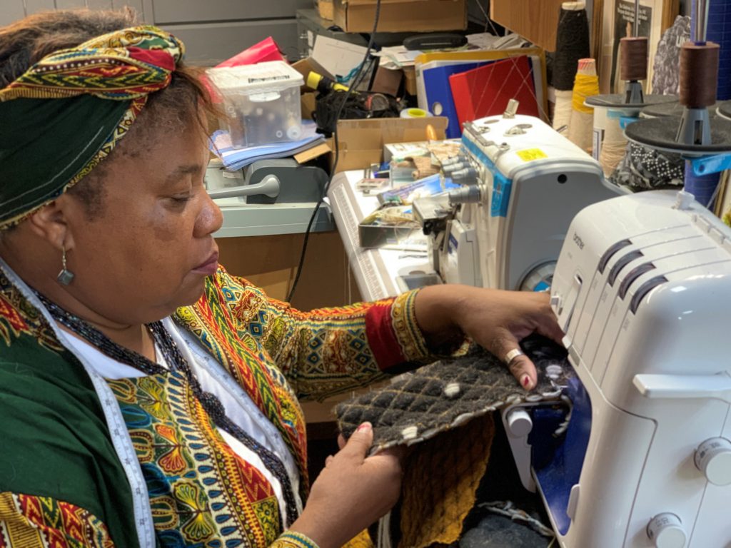 Bridget Bimba British Alpaca Fashion Drapers Bursar