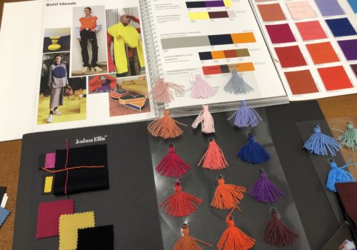 Peclers colour trend book at UKFT member Halley Stevenson