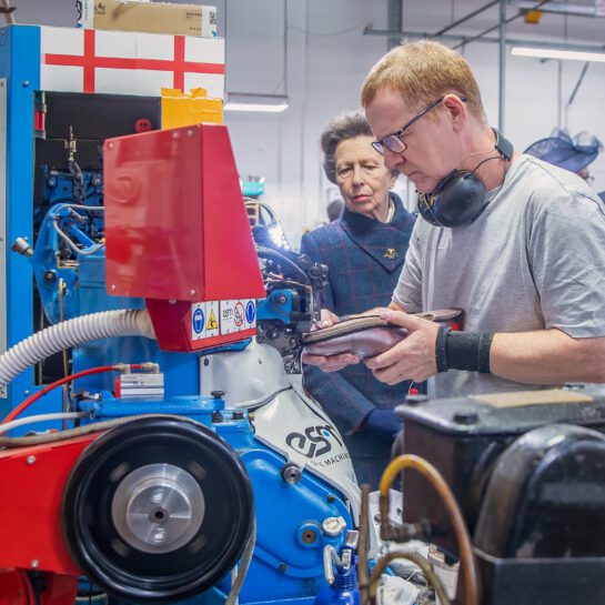 Royal visit to Edward Green in Northampton