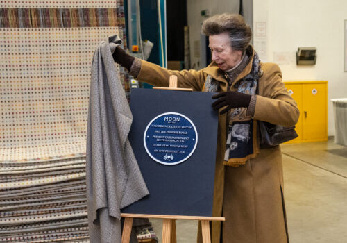 HRH Royal visit Abraham Moon