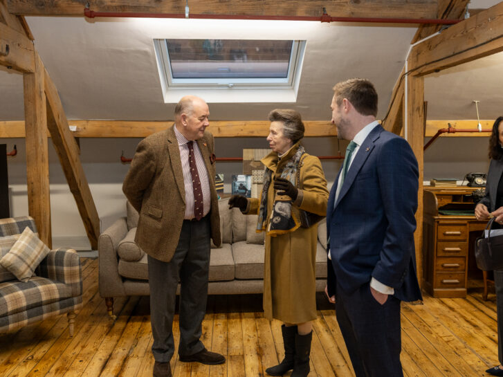 HRH Royal visit Abraham Moon