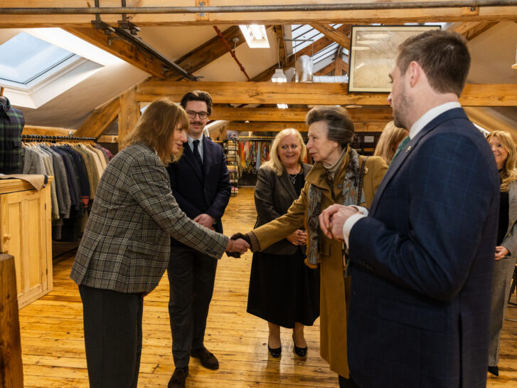 HRH Royal visit Abraham Moon