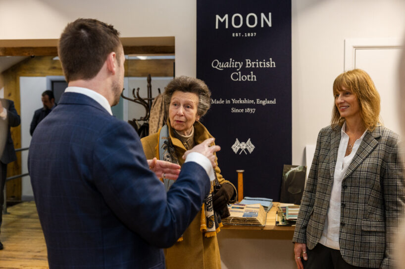 HRH Royal visit Abraham Moon