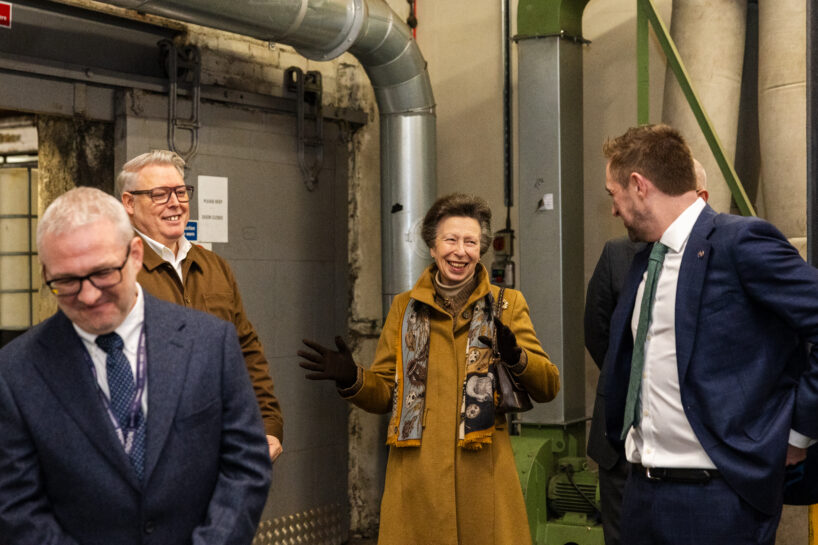 HRH Royal visit Abraham Moon