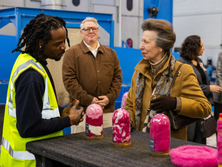 HRH Royal visit Abraham Moon