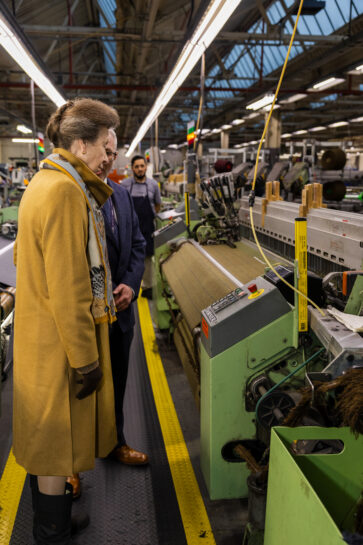 HRH Royal visit Abraham Moon