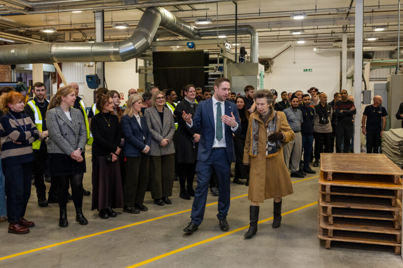 HRH Royal visit Abraham Moon