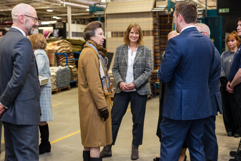 HRH Royal visit Abraham Moon